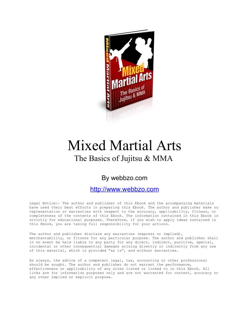 Your Essential eBook: Mastering Jujitsu and MMA Basics