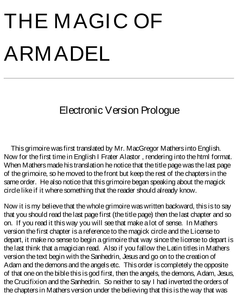 eBook: The Magic of Armadel – Ancient Occult Secrets Uncovered