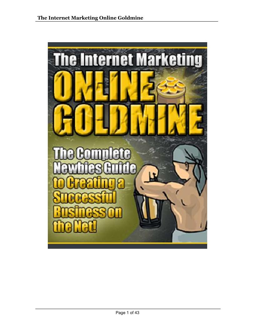 Unlock the Internet Marketing Goldmine: Your Ultimate eBook Guide