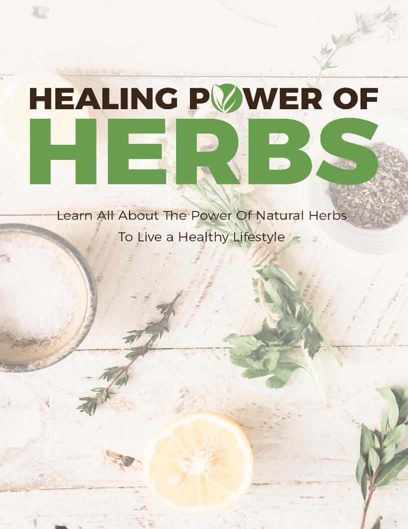 The Healing Power of Herbs eBook: Natural Remedies Guide