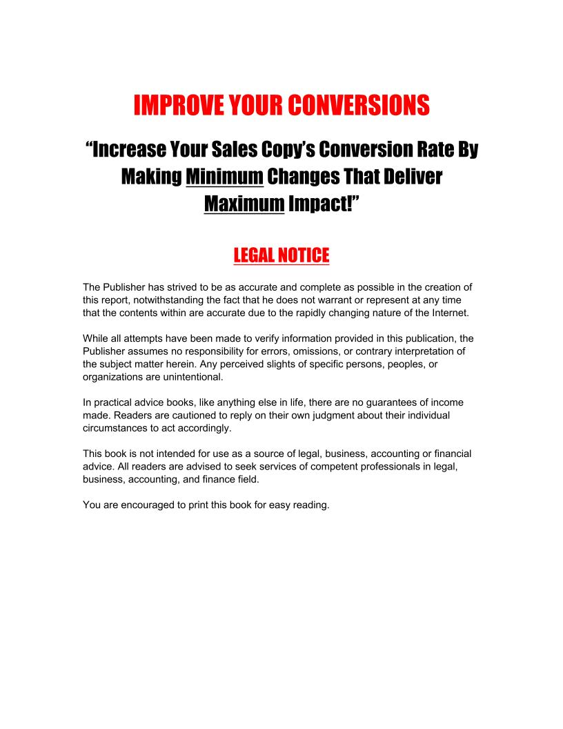 eBook: Boost Sales Conversions with Proven Copywriting Tips