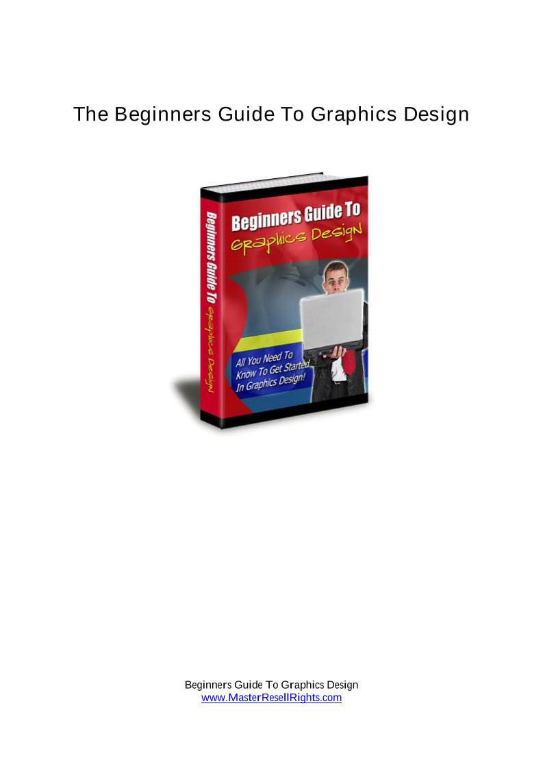 eBook: Beginner's Essential Guide to Mastering Graphics Design