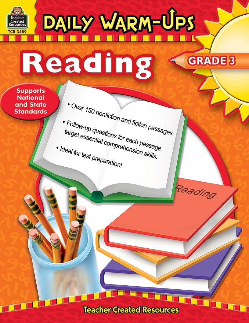 Engaging eBook for Daily Reading Warm-Ups in Grade 3