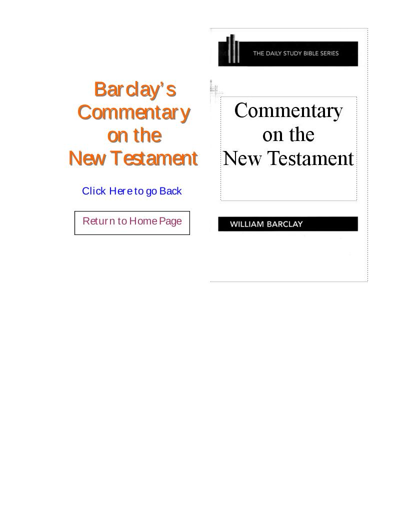 eBook: Explore Barclay’s Insightful New Testament Commentary Journey