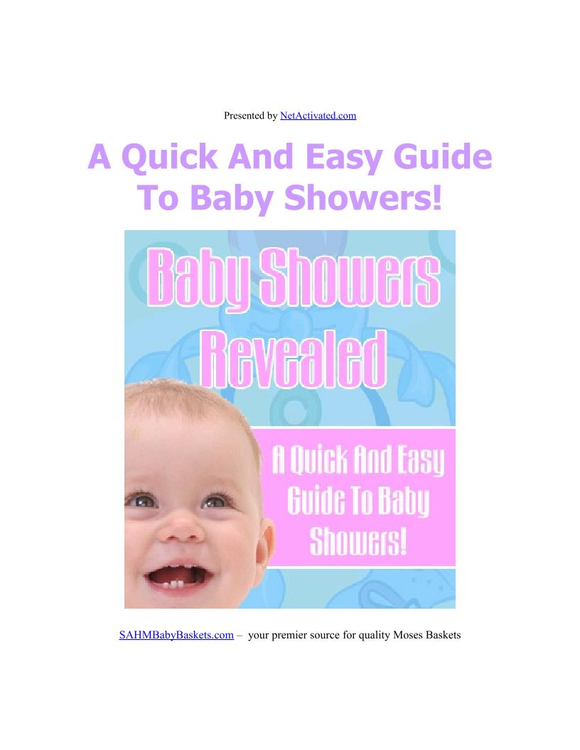 eBook: The Ultimate Guide to Planning Joyful Baby Showers