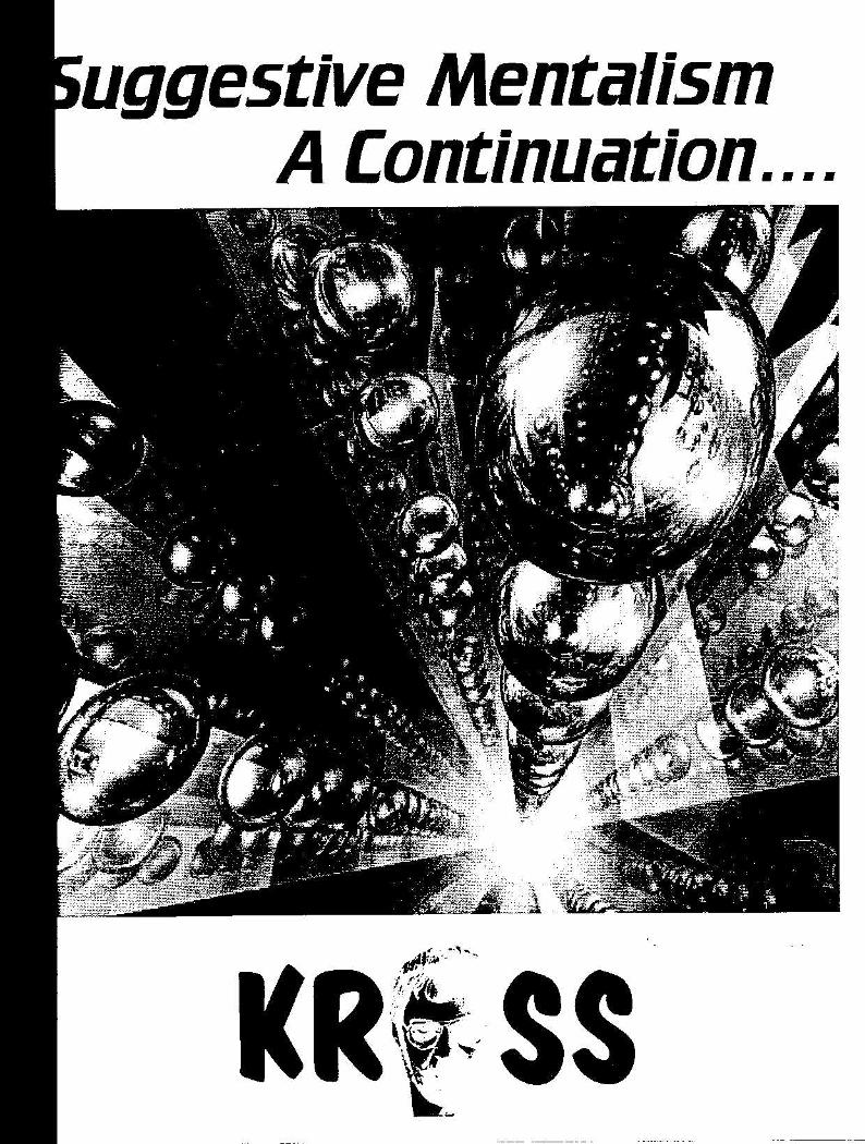 Unlock the Secrets of Suggestive Mentalism: An eBook Continuation