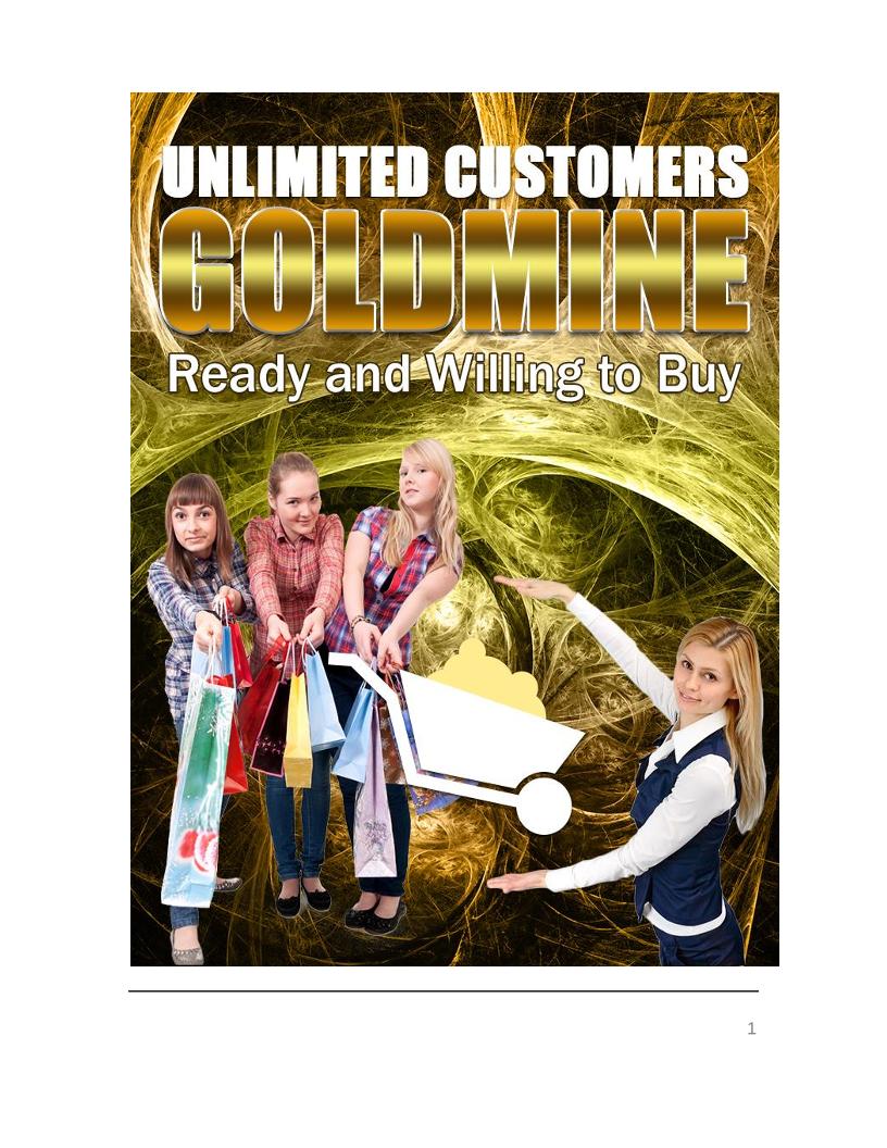 Discover the eBook: Unlimited Customers Goldmine for Affiliate Success Strategies