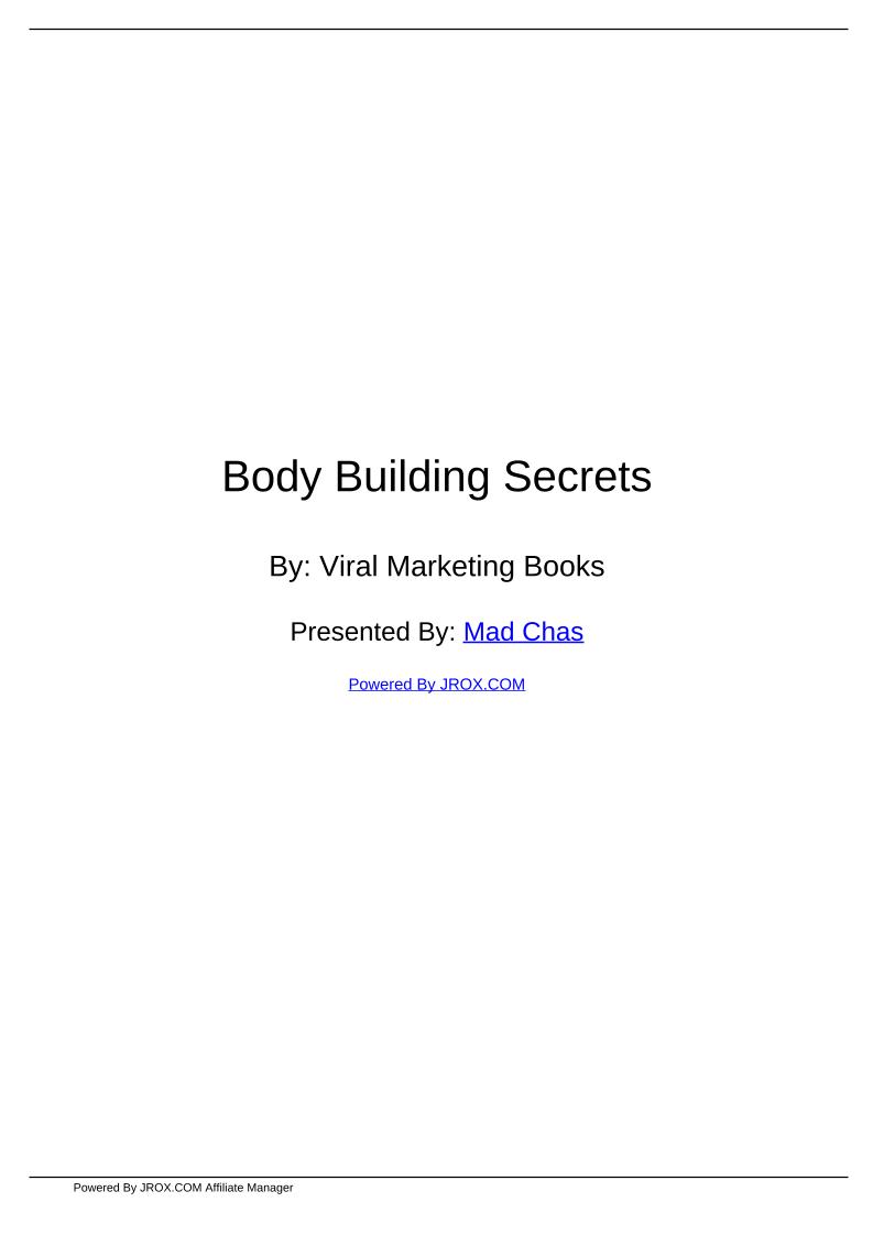 Unlock Body Building Secrets eBook: Transform Your Physique Now