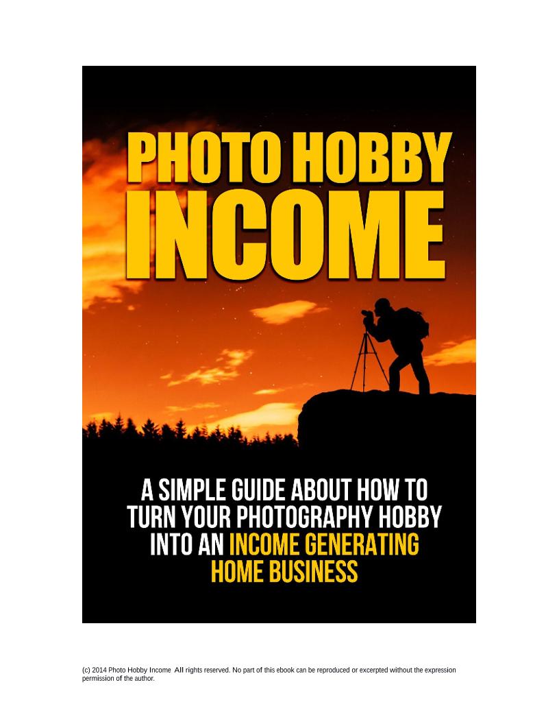 eBook: Unlock Your Photography Hobby – Earn Big with Online Stock Photos