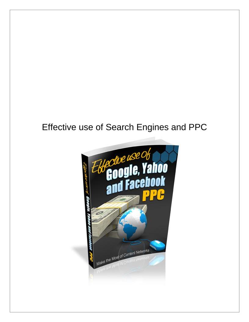 Effective Search Engines and PPC Strategies: Your Essential eBook Resource