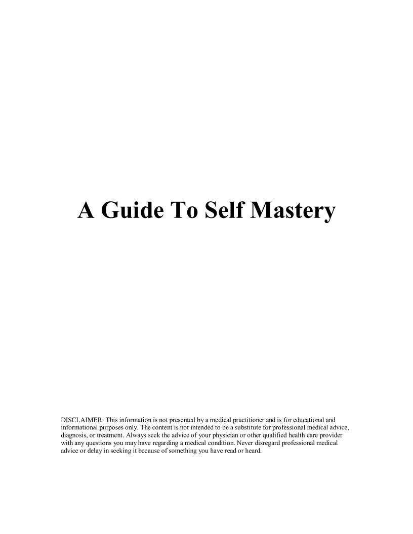 Discover Self-Mastery: The Essential eBook for Personal Growth and Success