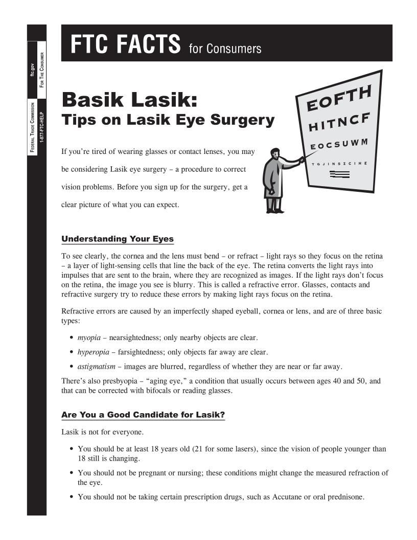 eBook: Your Essential Guide to Basic LASIK Eye Surgery Tips