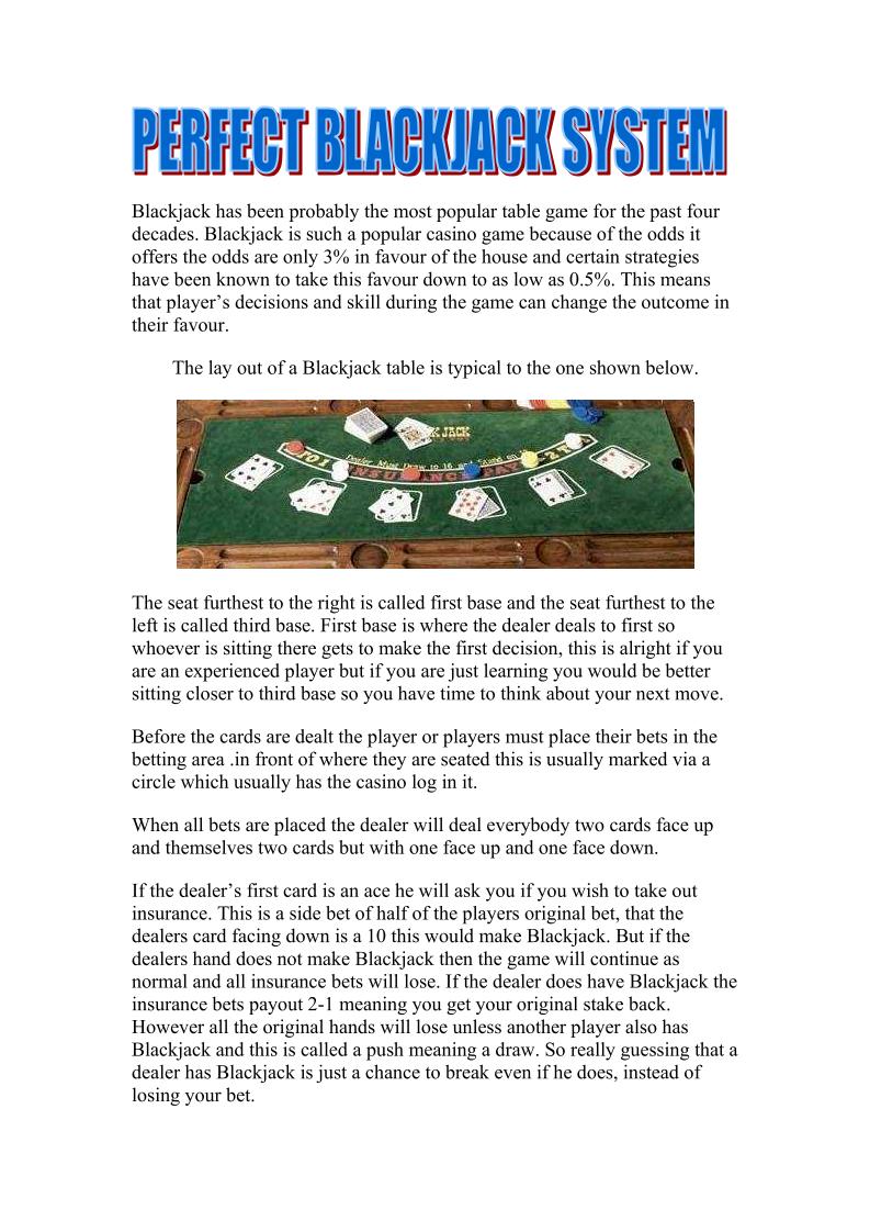 Unlock the Perfect Blackjack System: An Essential eBook Guide