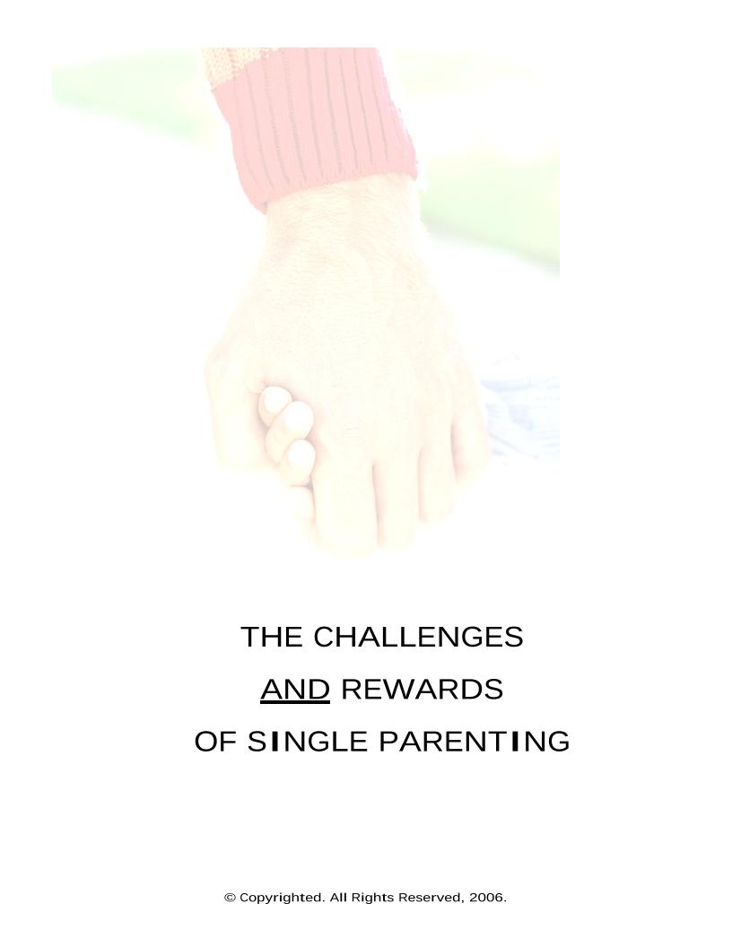 Empowering eBook: Navigating the Challenges and Rewards of Single Parenting