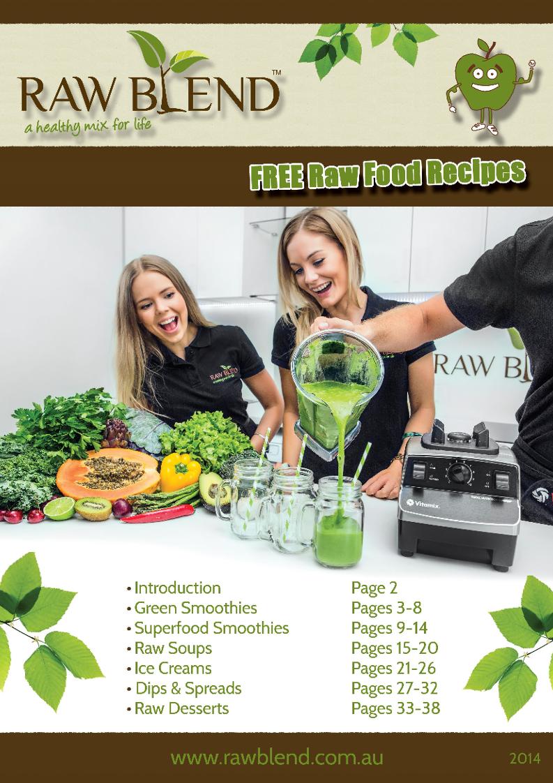Raw Blend's Ultimate Raw Food Recipes eBook: Energize Your Health