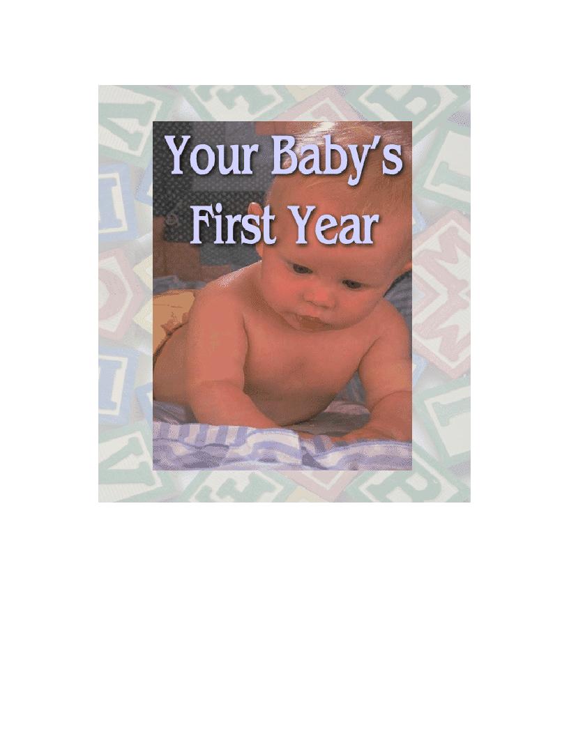 eBook: Your Baby's First Year – Essential Guide to Newborn Parenting