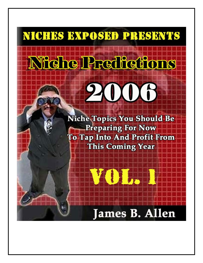 eBook: Uncover 2006's Profitable Niche Market Predictions