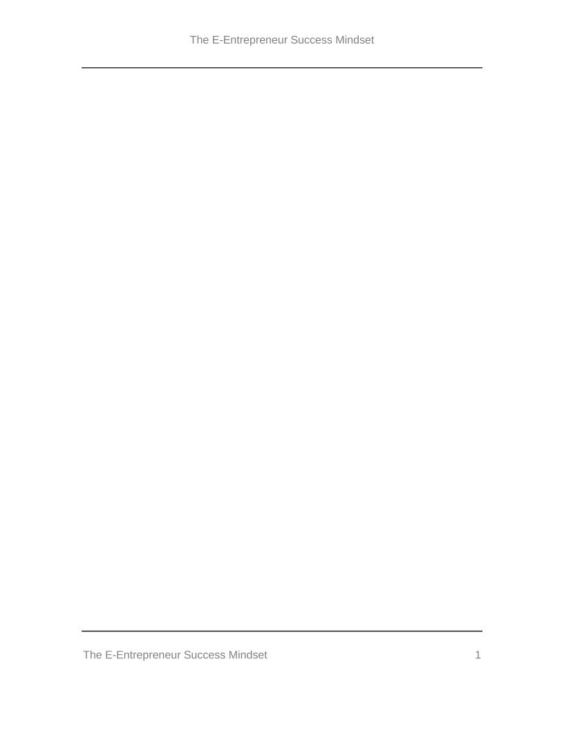 Discover the Ultimate eBook on E-Entrepreneur Success Mindset