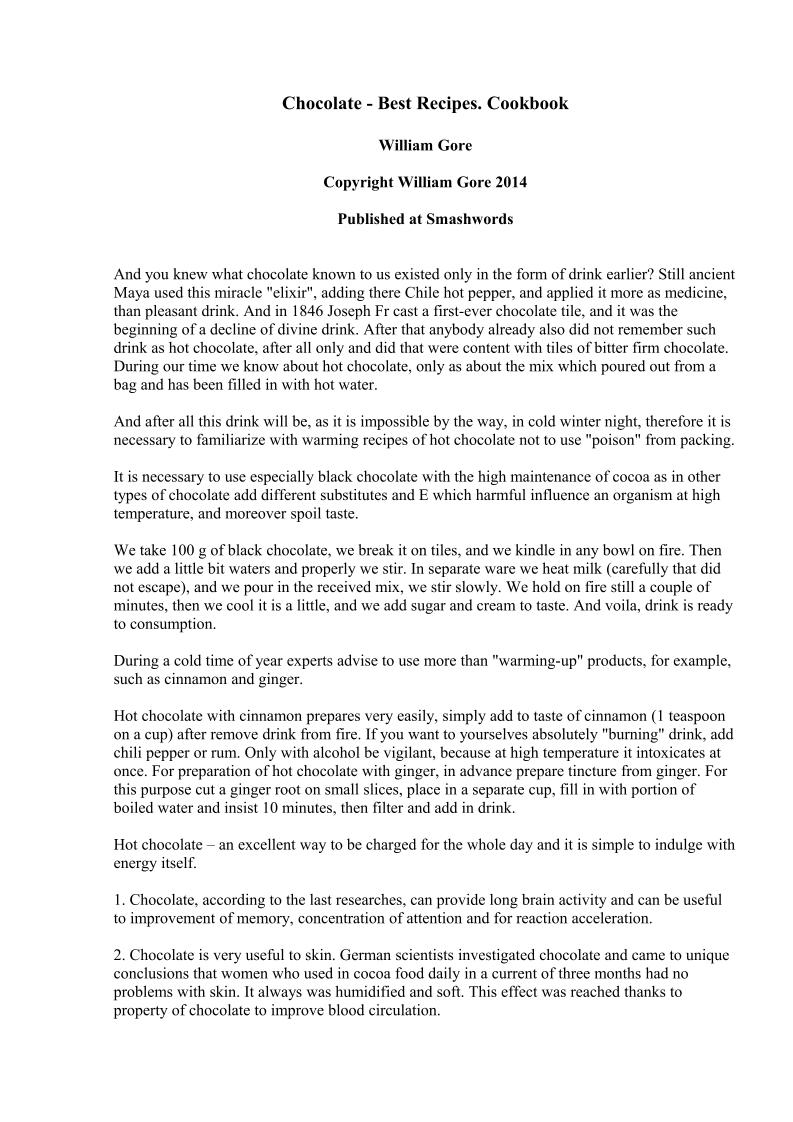 Discover the Ultimate Chocolate eBook: Recipes, History, and Health Benefits