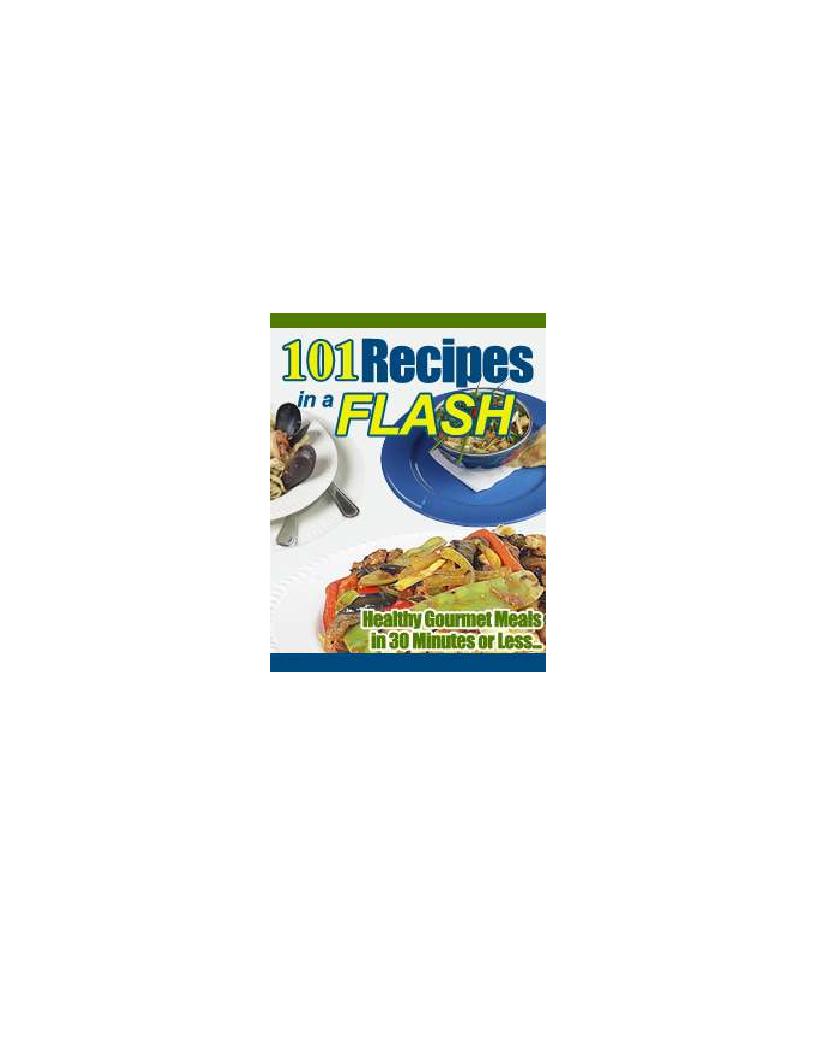 eBook: 101 Quick Recipes in a Flash for Busy Lives