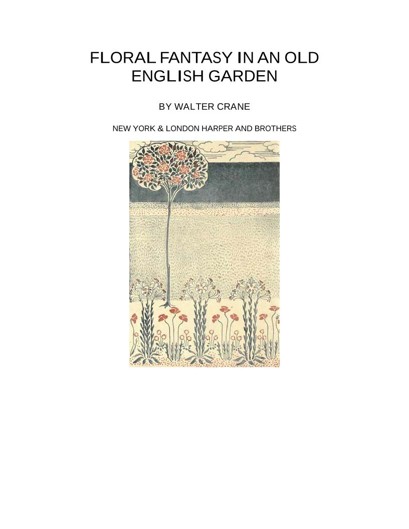 Discover the eBook Floral Fantasy in an Old English Garden Adventure