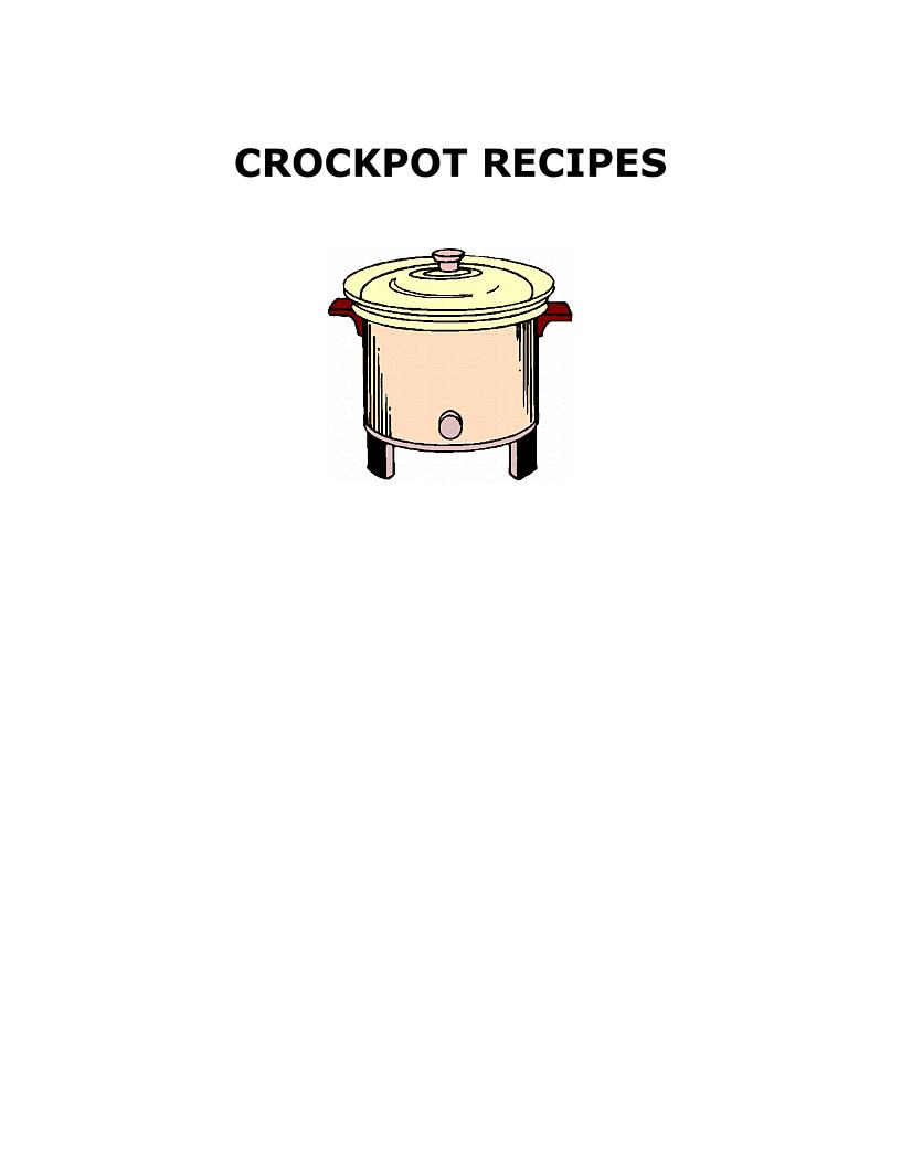 Delicious eBook of Easy Crockpot Recipes for Every Meal