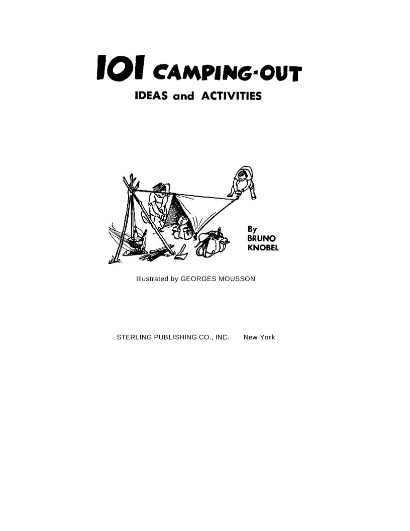 eBook: Discover 101 Thrilling Camping-Out Ideas and Activities