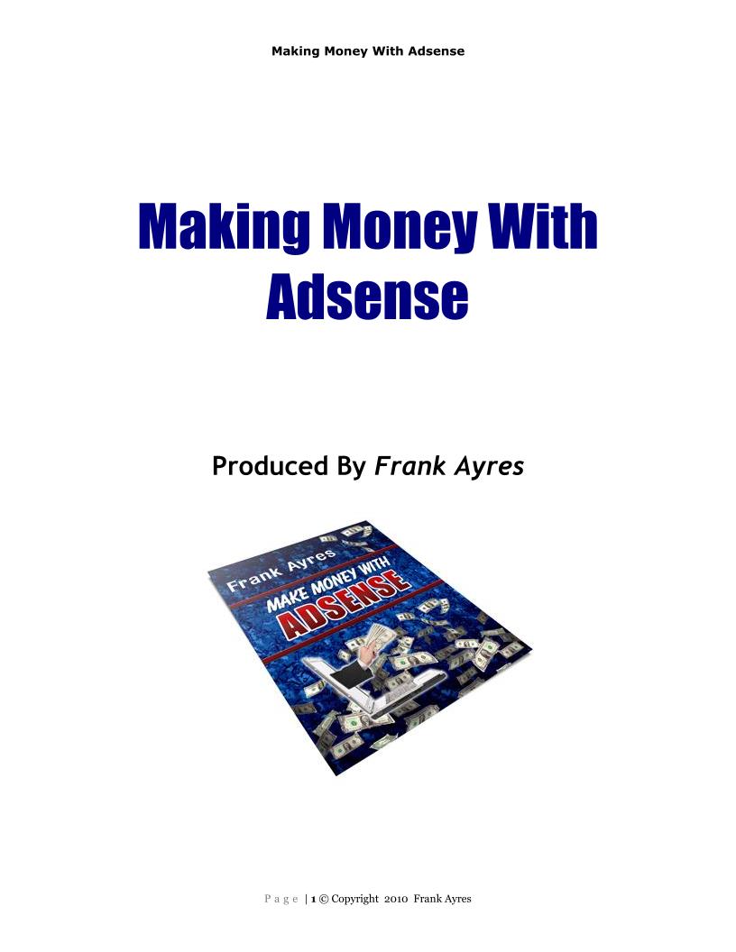 Ultimate eBook Guide to Making Money with Adsense Easily
