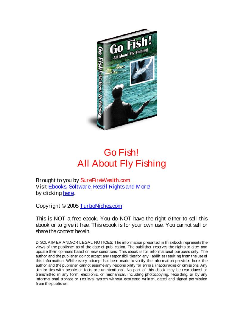 eBook on Mastering Fly Fishing Techniques and Adventures