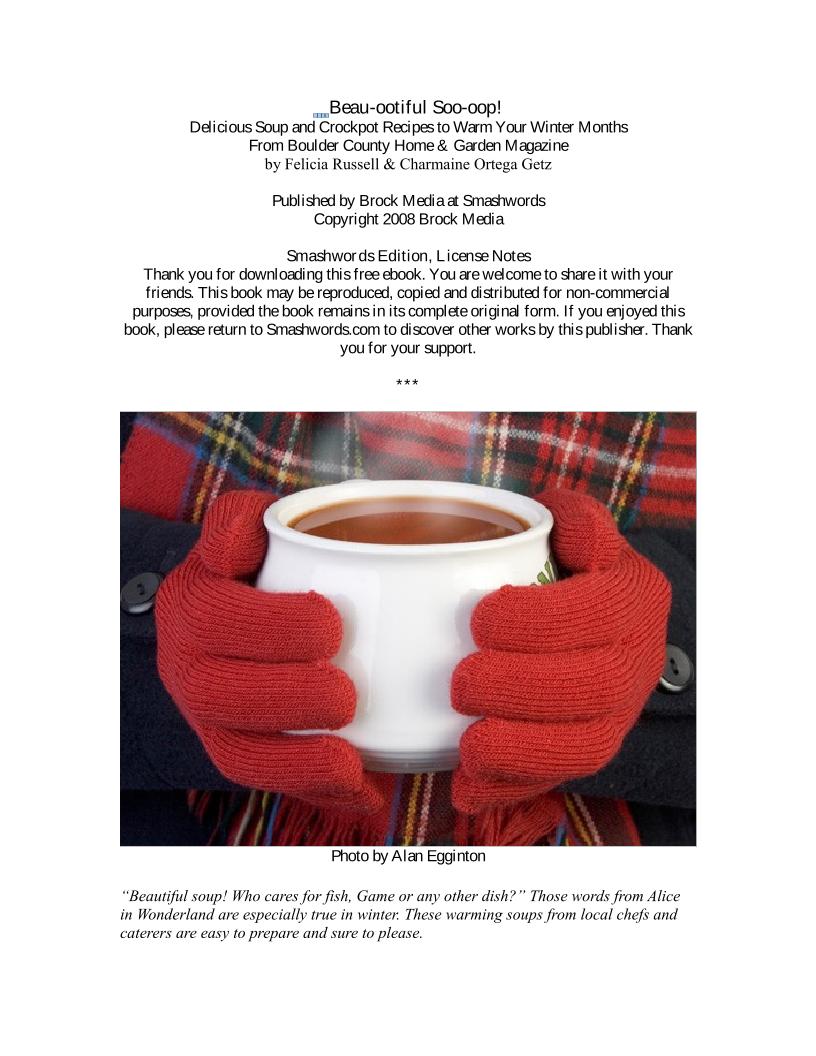 eBook: Delicious Soup and Crockpot Recipes for Winter Warmth