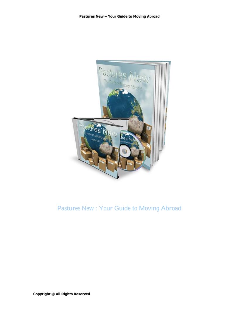 eBook: Discover Pastures New - Your Essential Guide to Thrilling Moves Abroad