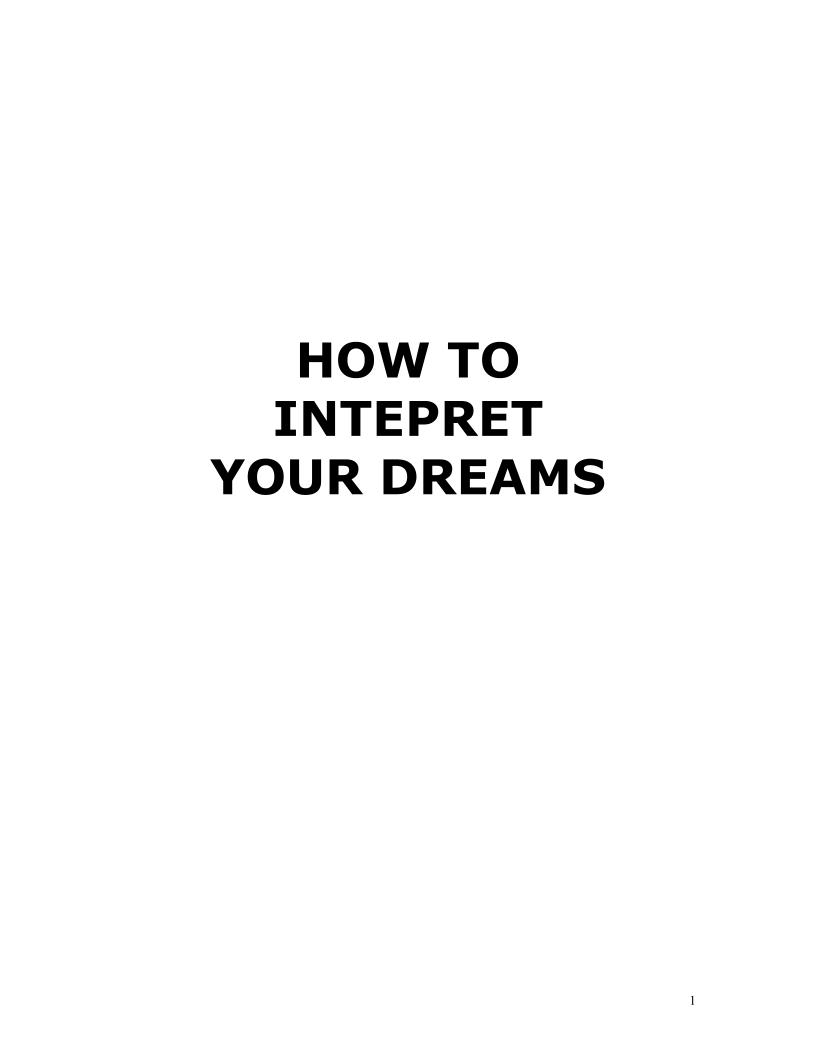 Unlock the Secrets of Your Dreams with This eBook Guide