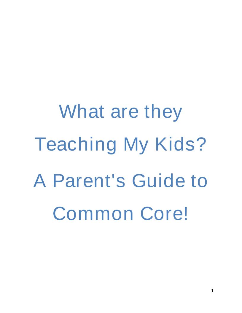 eBook: Unlocking Common Core – A Parent's Essential Guide to Education
