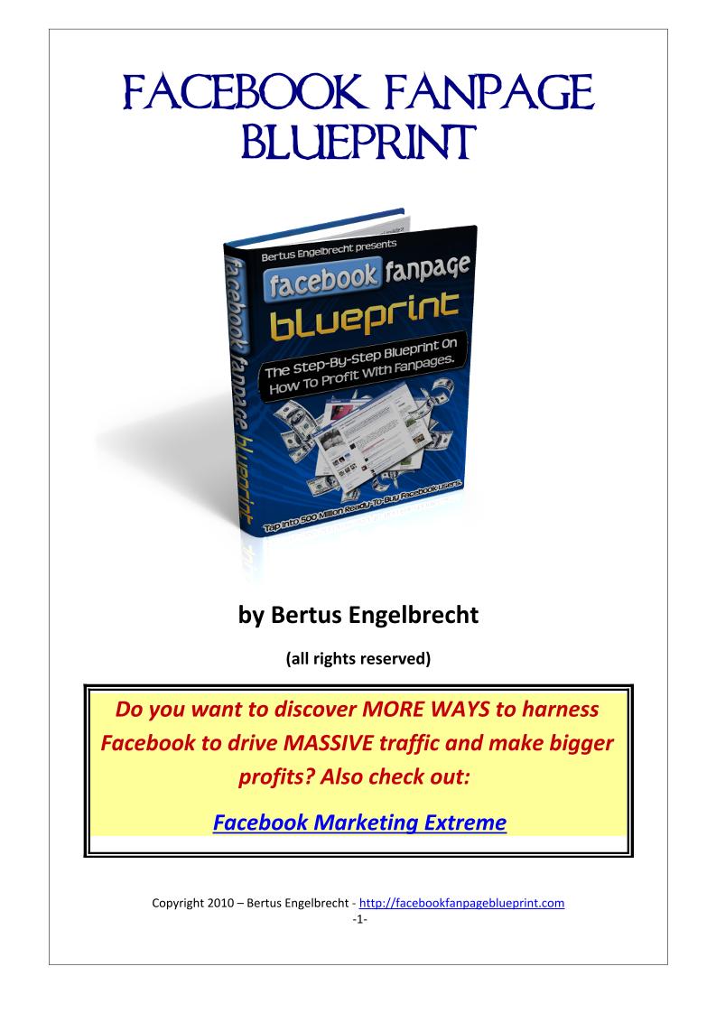 Ultimate eBook on Mastering Facebook Fan Pages for Profits