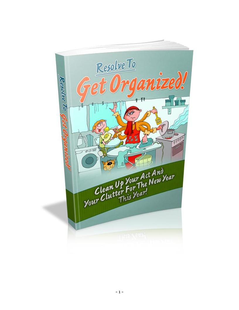 The Ultimate eBook Guide to Decluttering and Organizing Your Life