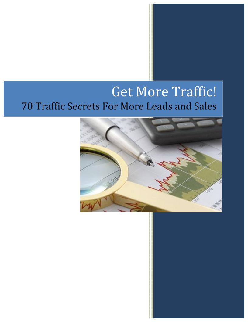 eBook: Discover 70 Proven Traffic Secrets to Boost Your Online Presence