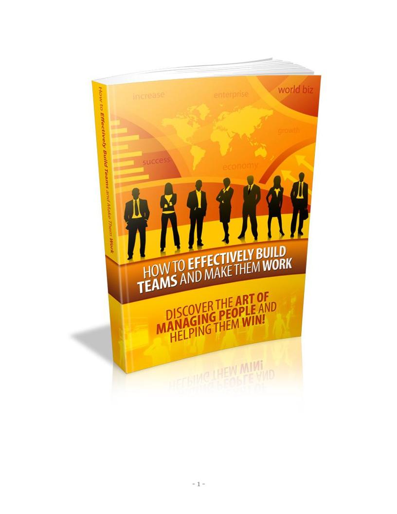 The Ultimate Guide eBook on Building and Managing Successful Teams