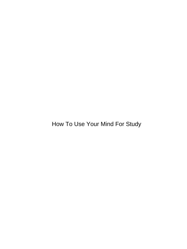eBook: Unlock Your Mind's Potential for Effective Studying