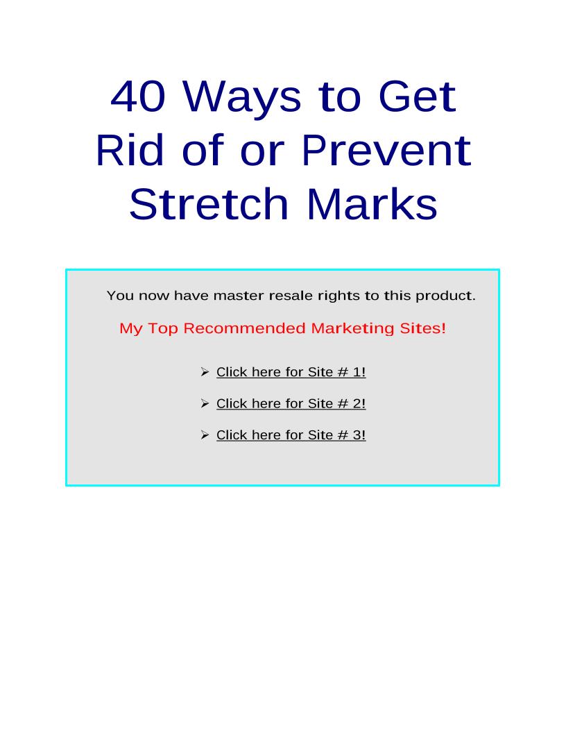 Unlock the eBook: 51 Proven Strategies to Banish Stretch Marks Forever