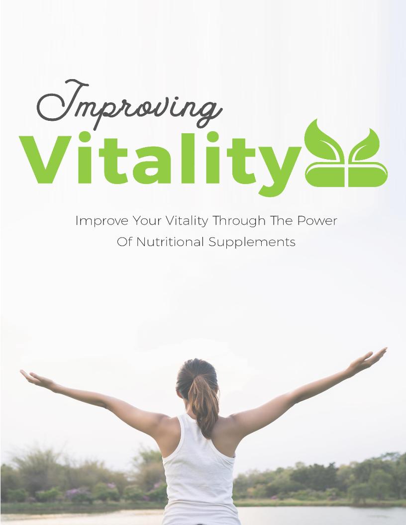 The Improving Vitality eBook: Mastering Vitamins for Optimal Health and Energy