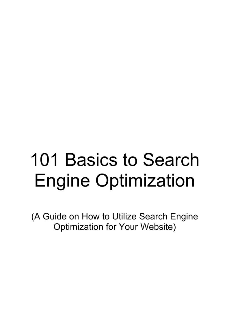 eBook: 101 Essential Basics for Mastering Search Engine Optimization