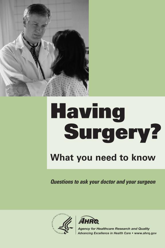 eBook: Essential Guide to Surgery – What You Really Need to Know