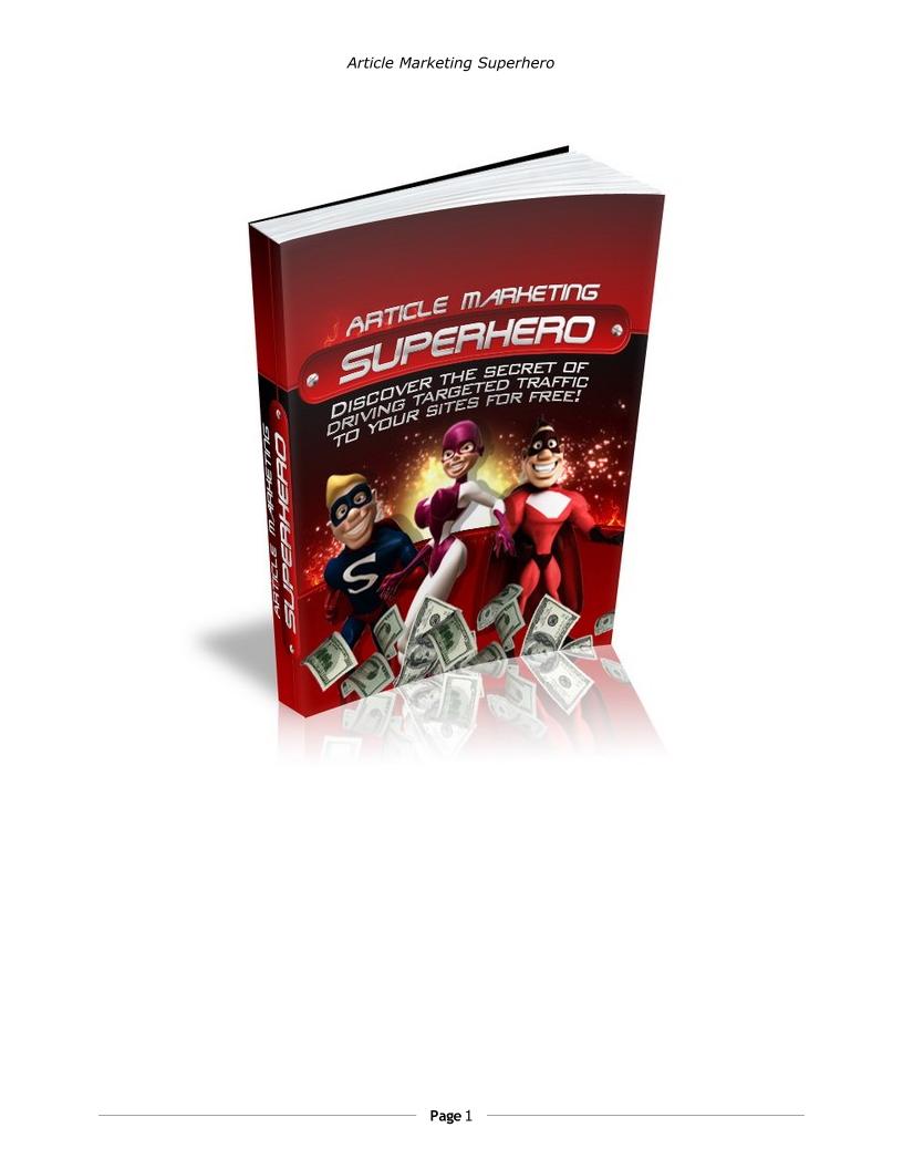 Unlock Article Marketing Secrets in This Essential eBook