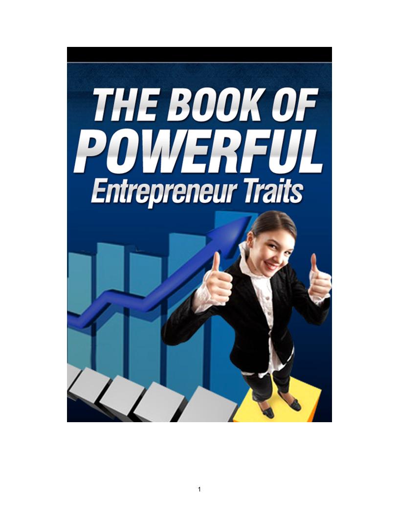Discover the eBook: Essential Traits for Powerful Entrepreneurs