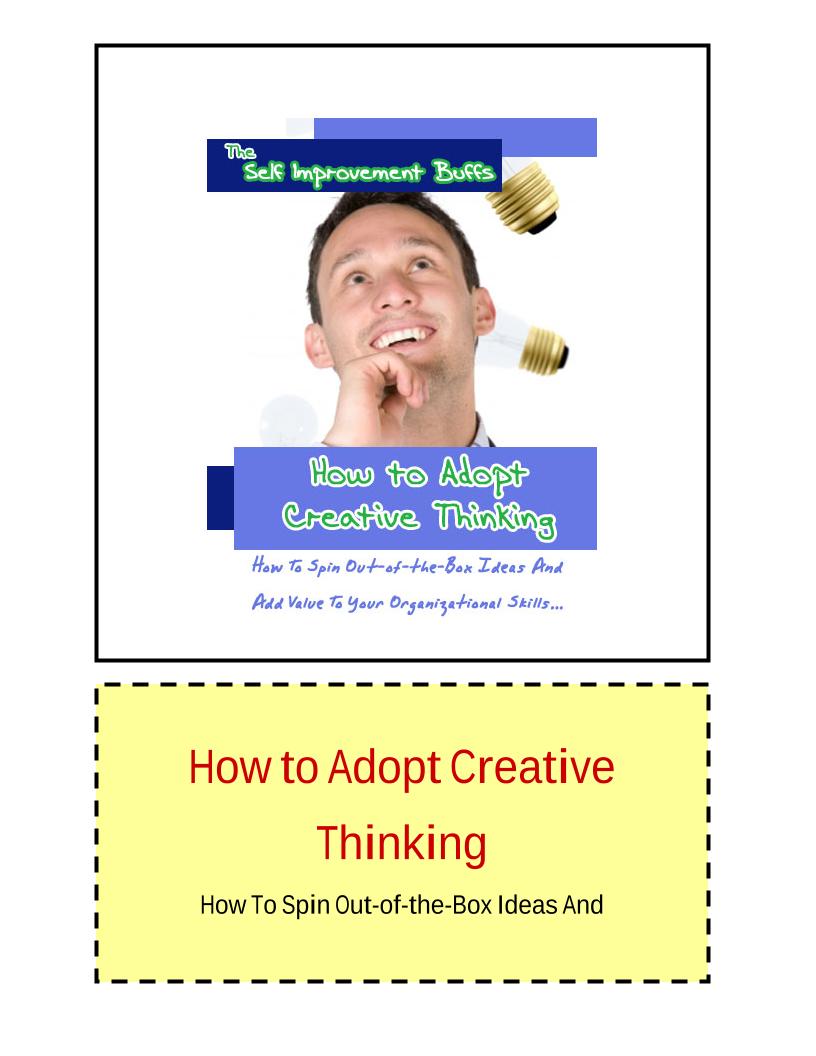eBook: Unlock Creative Thinking for Personal Transformation