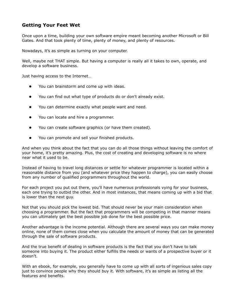 The Ultimate eBook Guide to Building a Profitable Software Empire