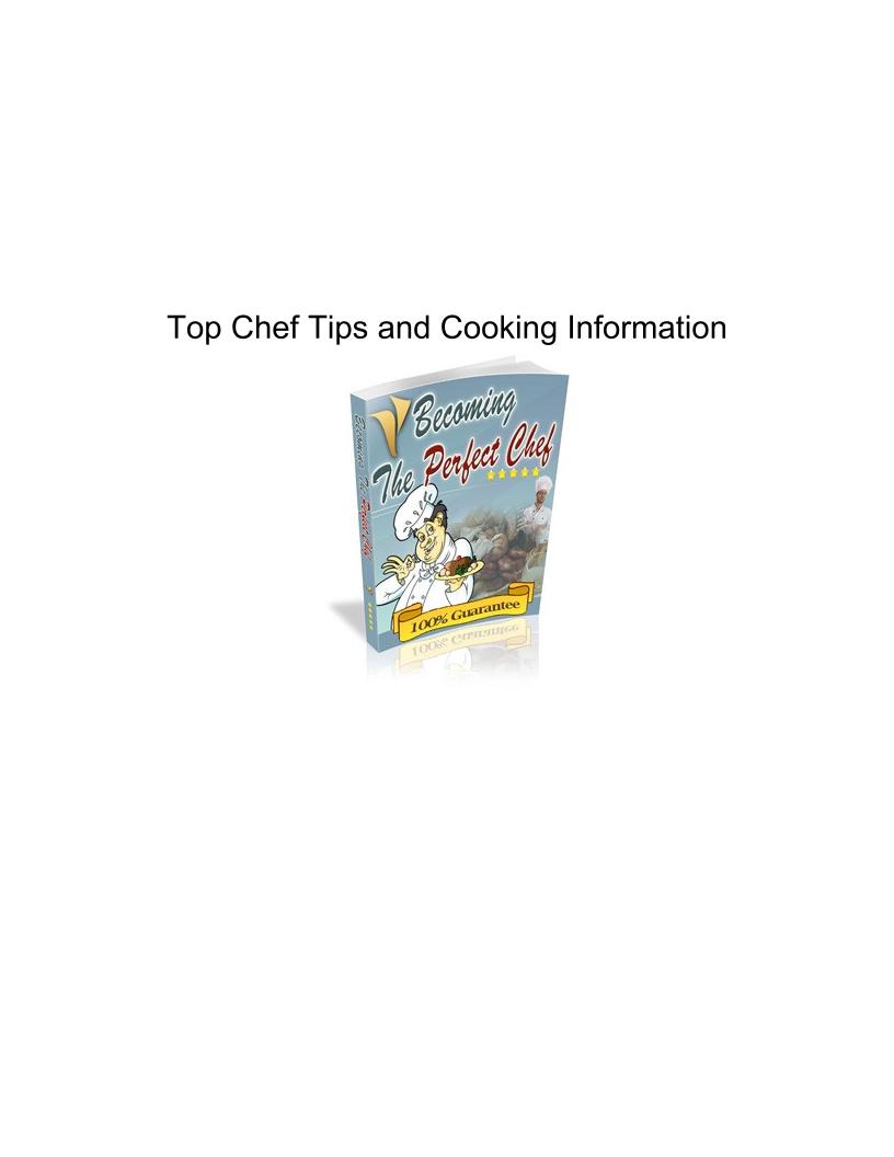 Essential eBook Guide to Mastering Chef Skills and Recipes