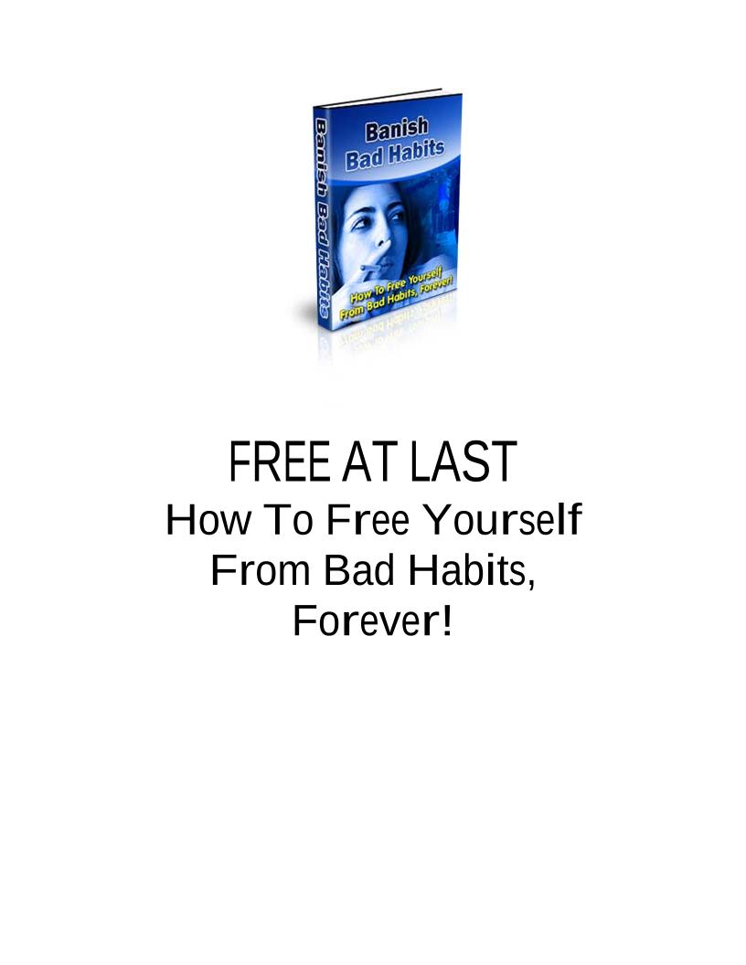 eBook: Mastering the Six Stages to Break Bad Habits Forever