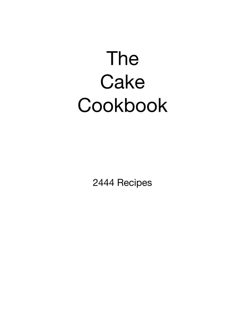 Discover the Ultimate eBook of Irresistible Cake Recipes from PerfectCookbooks.com