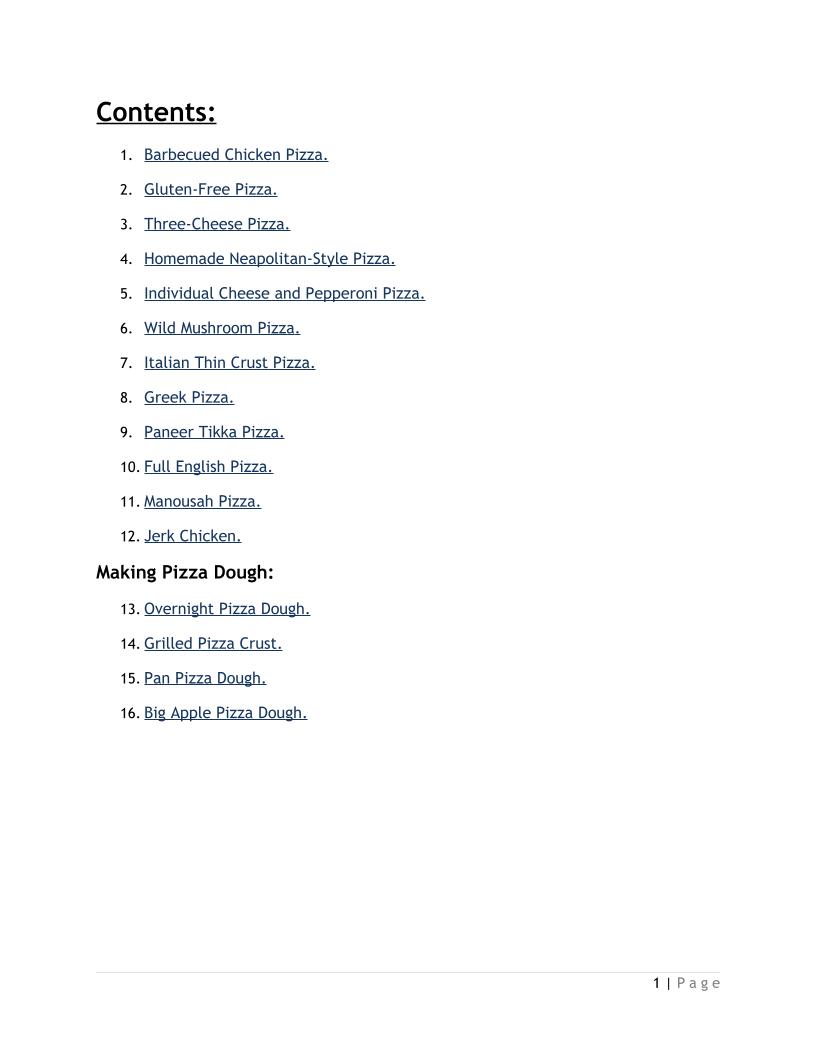 eBook: Explore the World Through Mouthwatering Pizza Recipes